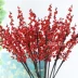 Mô phỏng Bắc Mỹ Holly Fruit Long Branch Red Berry Fortune Fruit Home Living Room Hoa sắp xếp Cửa sổ Giáng sinh Trang trí năm mới - Hoa nhân tạo / Cây / Trái cây