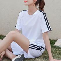 Middle School Sports Special Sportswear Suit Girls Junior High School Students Body Test Shorts Running Tracksuit Examination