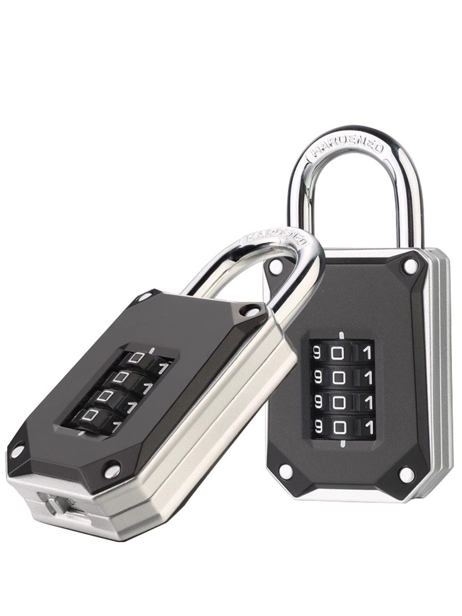 Reinforced Combination Padlock Anti-Cutting Armored Code Lock Factory Iron Door Warehouse Door Code Lock