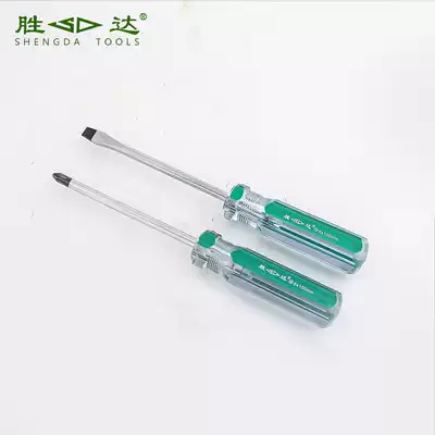 Shengda screwdriver set tool color bar green one-character Phillips electric screwdriver screwdriver magnetic screwdriver