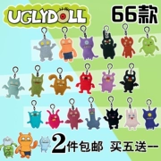 UGLYDOLL xấu xí đáng yêu búp bê búp bê sang trọng đồ chơi vui nhộn búp bê trở lại túi mặt dây chuyền treo móc khóa - Đồ chơi mềm