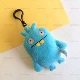 UGLYDOLL xấu xí đáng yêu búp bê búp bê sang trọng đồ chơi vui nhộn búp bê trở lại túi mặt dây chuyền treo móc khóa - Đồ chơi mềm thú nhồi bông