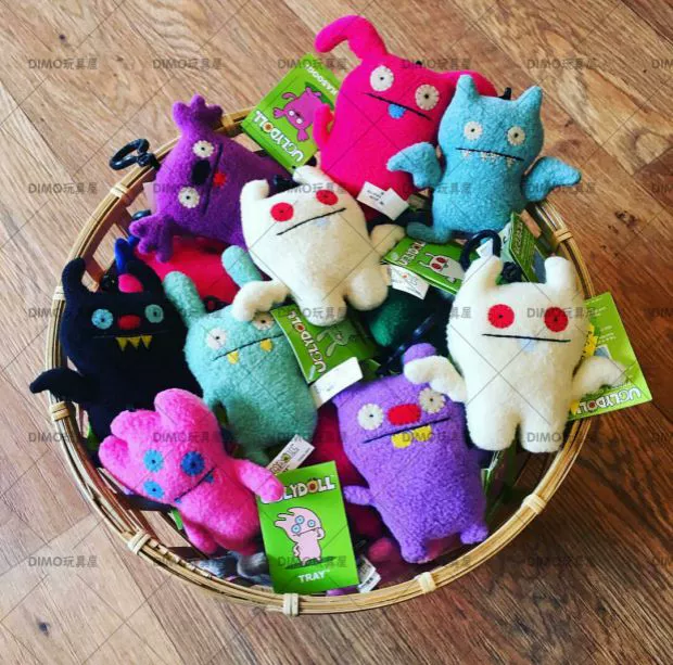 UGLYDOLL xấu xí đáng yêu búp bê búp bê sang trọng đồ chơi vui nhộn búp bê trở lại túi mặt dây chuyền treo móc khóa - Đồ chơi mềm thú nhồi bông