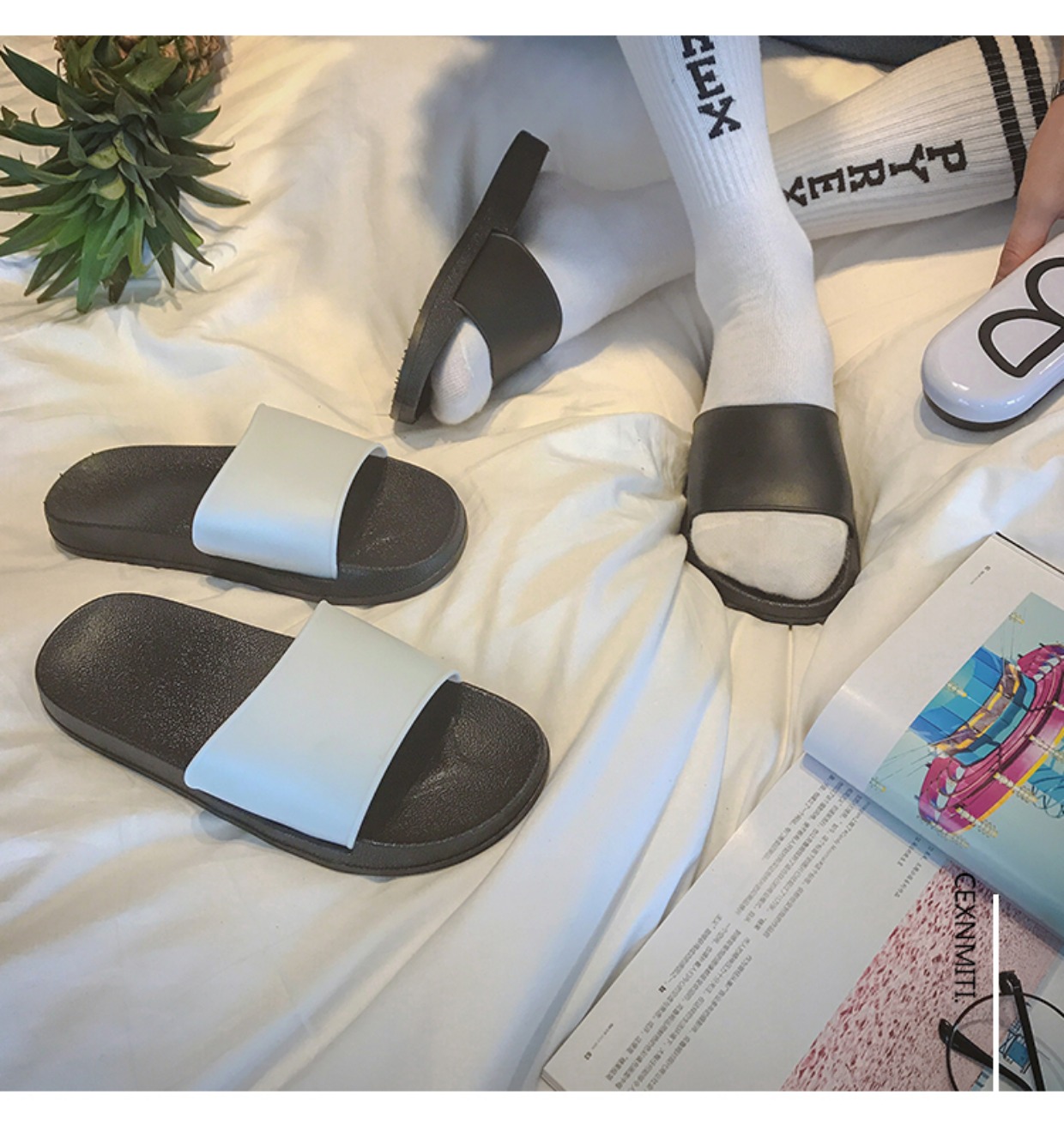 Hàn Quốc mùa hè từ mới kéo thoải mái thư gió đường đôi dép sandal nam hàng hiệu
