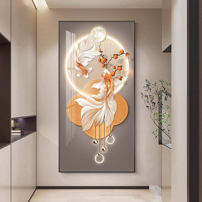 Modern Entrance Hall Decoration Xsc Painting for the Main Entrance, Hanging Paintings for the Hallway, Entrance Hall, and Living Room, with a Mysterious Mural
