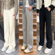 ພາກຮຽນ spring ຂອງແມ່ຍິງຊ່ອງແຄບ pants ຝ້າຍຊື່