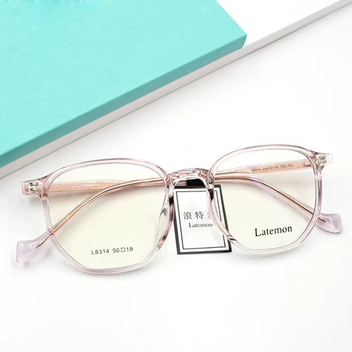 Latemon Latemon Langte Dream Mirror Женская миопия L8314 Модная доска может быть оснащена объективом мужские оптические очки рама 5