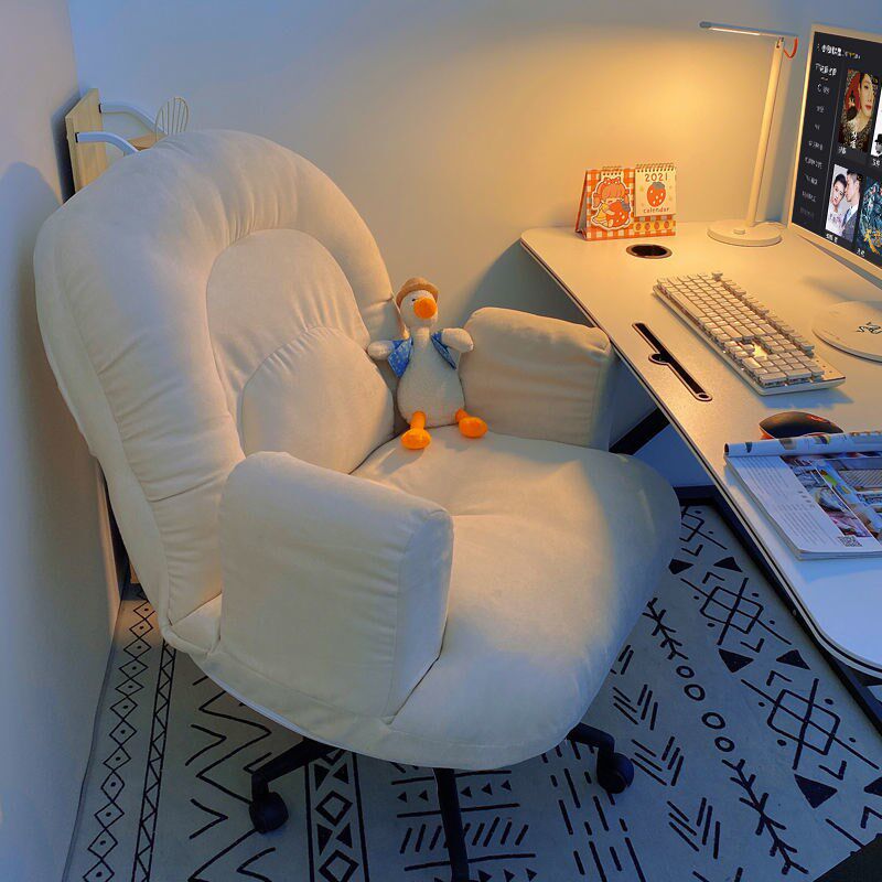 Chair Computer Chair Home Comfortable Sedentary Lazy Gaming Office Learning Student Chair Backrest Comfortable Leisure Chair