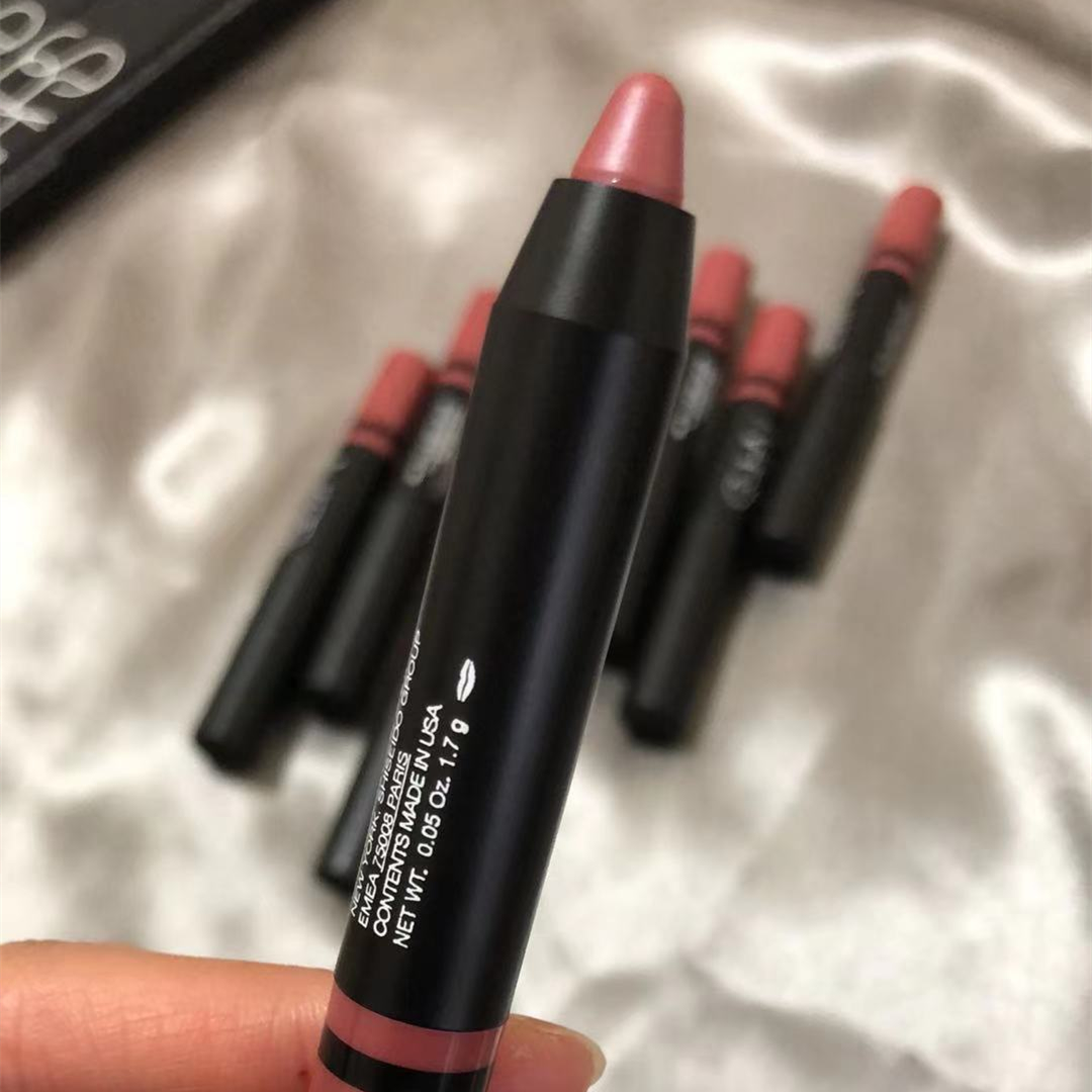 Clear Nars Pearlescent Rose Bean Paste Rikugien Satin Lipstick Pen Lipstick 1 7g Medium Sample 2 2g Formal