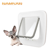 Cat door hole Wooden door Special pet two-way free access door Automatic closure Small dog door hole pet door