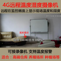Temperature camera humidity remote monitoring camera network with infrared sensor mobile phone wireless metering