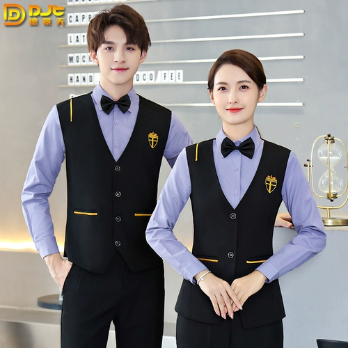 Кофейный настольный стол для гостиной, бильярд, летняя форма для отеля, комплект для работы, жилет, униформа, короткий рукав