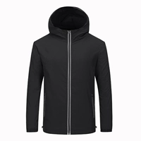 (Одиночная модель с капюшоном) Черный