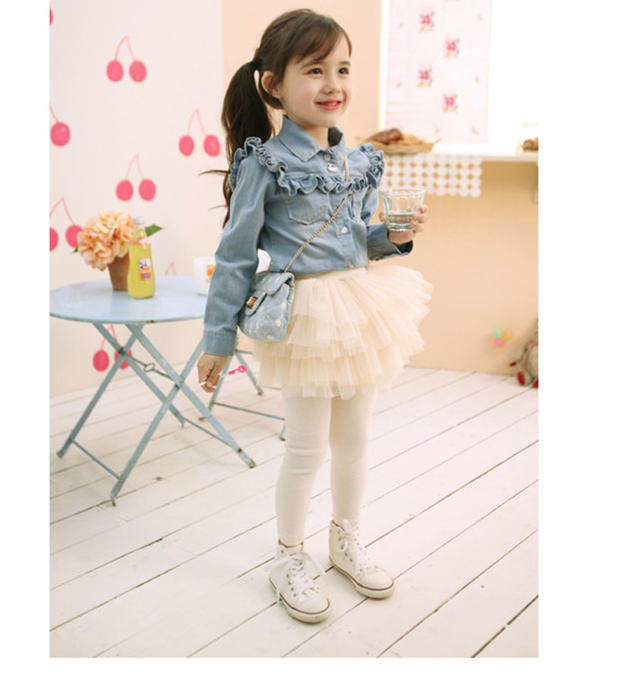 Jupe pour fille en mélange - Ref 2050081 Image 37