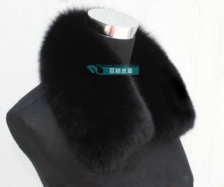 Fox Fur Collar, Black Square Scarf, Scarf, Hat, Genuine Leather Coat, Real Fur, Woolen Clothing for Men and Women