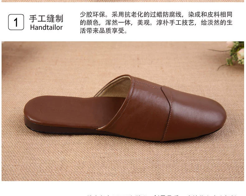 Bán giải phóng mặt bằng đặc biệt Giày dép nam bằng da nam trong nhà mùa xuân và mùa hè mùa thu và mùa đông mẫu gạch lát sàn dép nam và nữ - Dép dép chaco