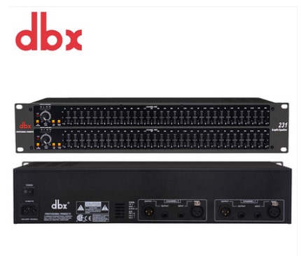 American Dbx2231 231 1231 Equalizer with Compression, Dolby Noise Reduction, Dual 31-Band Graphic Equalizer Limiter