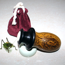 Special mahogany grasshopper gourd Gold sandalwood grasshopper jar Song insect jar Handmade gold sandalwood Grasshopper jar