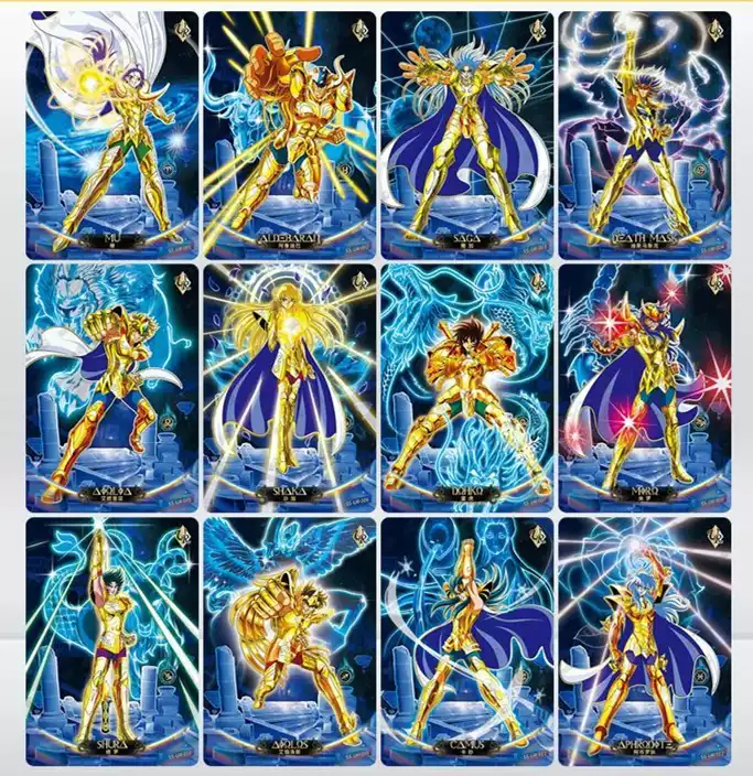 聖闘士星矢 黄金聖闘士 12枚+5枚URセット トレーディングカード 海外公式 聖闘士星矢 黄金聖闘士 12枚+5枚URセット トレーディングカード 海外