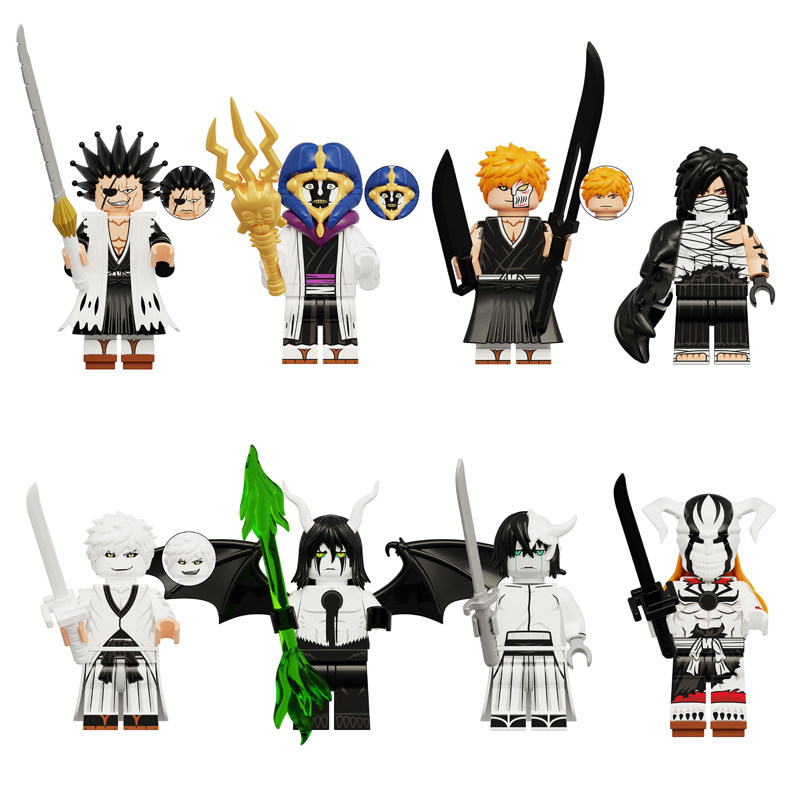 BLEACH Building Block Toys Cosplay Moppet Assembled Dolls Anime