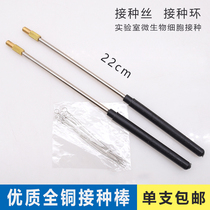 Quality full copper inoculation stick inoculation ring Nickel Chrome Silk Laboratory Microbial Inoculum 