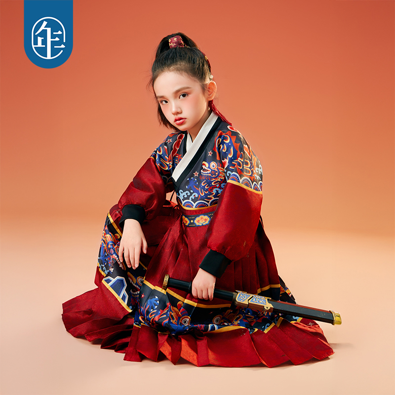 Children's Hanfu Clothing 25 Autumn New Improved Version Flying Fish Costume New Chinese Style Night Dance Fish Dragon Flying Fish Costume