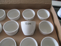 Ceramic Crucible porcelain crucible 50ml chemical experiment Crucible high temperature Crucible