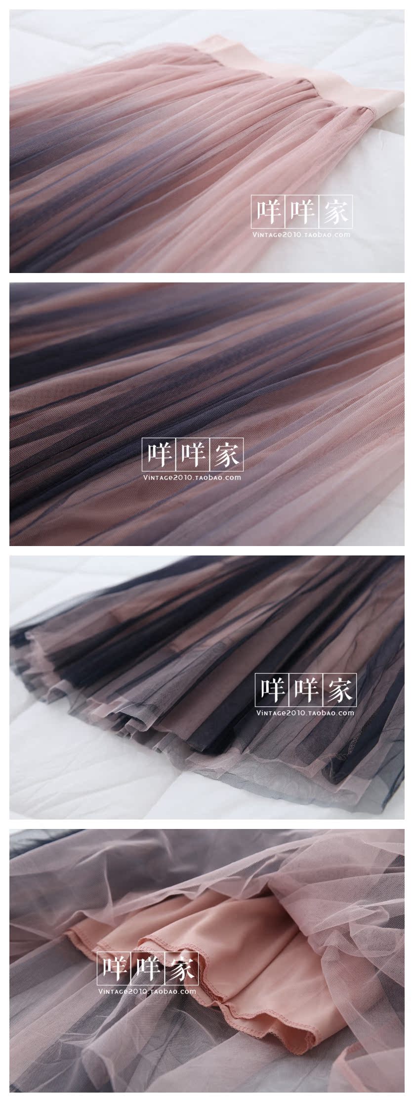 Sunset glow. Tính khí gradient nụ lụa gạc đôi cao eo thả đàn hồi eo váy màu rắn váy nửa váy nữ chân váy caro dài