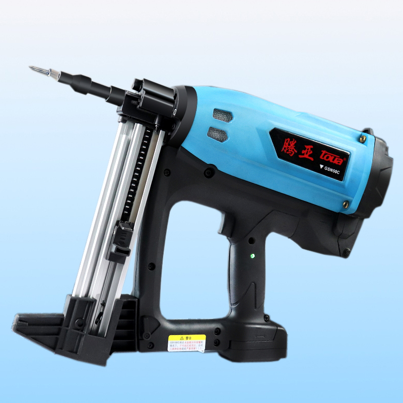 Tenyavas Shooting Nail Gun High Power Lithium Electric Charging Steel Nail Gun Doors And Windows Advertising Mounting Nail Gun Gas Snatched Steel Nail