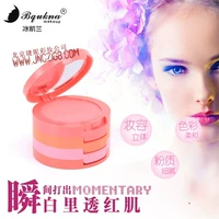 Authentic ice cơ xanh bốn màu phù hợp với phấn má hồng phấn mới di động trang điểm nude gợi cảm trang điểm kéo dài má hồng the saem