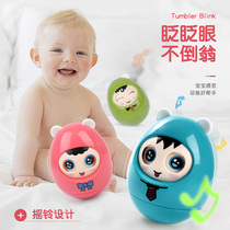 Cute Anecdotes Tumblle toy blink soft ear nibbling on hand to catch a baby pacify toy