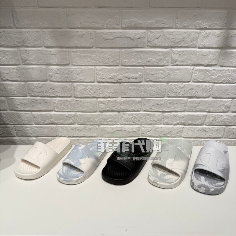 Champion Genuine Product 2026 Spring and Summer Men's and Women's Daily Outdoor Beach Sandals U6Bfasu03