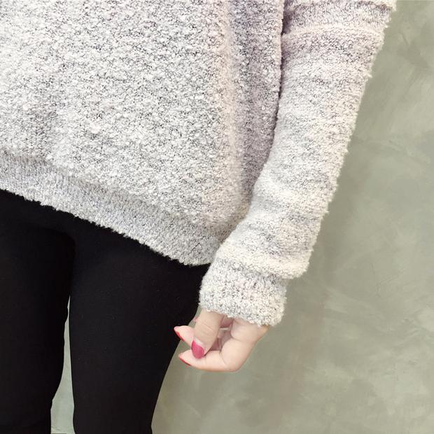 Áo len cao cổ nữ mùa thu đông 2018 mới cực ngắn bên trong set đồ nhỏ đan đáy áo sơ mi cạp cao dày cúp thời trang nữ