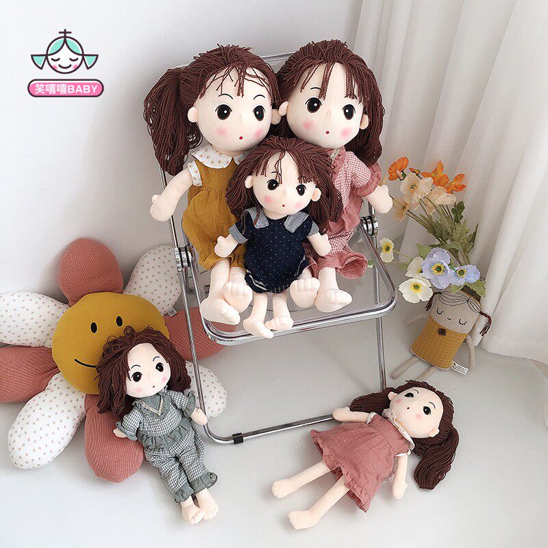 Navy Style Doll Cute Rabbit Ear Baby Girl Sleeping Doll Girl Plush Toy Children's Day Gift