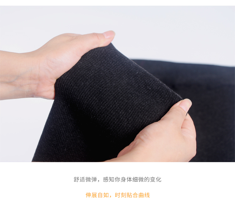 Đầm họa tiết cộng với nhung dày ấm áp dài chân đế xám thậm chí vớ mỏng chân cao chân dài 170 cô gái mùa đông tất dài nam
