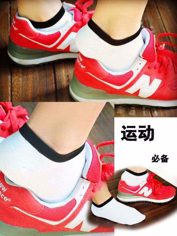 10 đôi cotton cotton mùa xuân và mùa hè nam và nữ vớ thấp để giúp vớ cotton thể thao màu trắng wz vớ miệng nông phần mỏng vớ off white