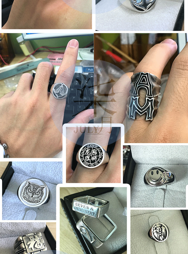 Bague homme en Argenterie - Ref 3089370 Image 18