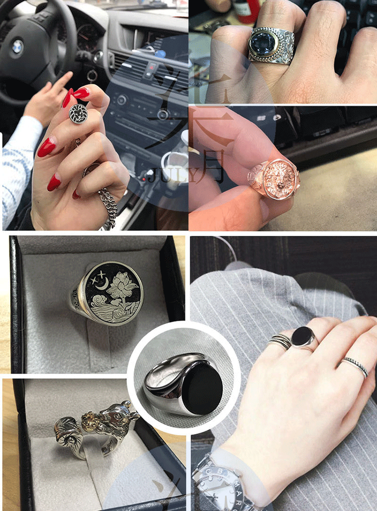 Bague homme en Argenterie - Ref 3089370 Image 21