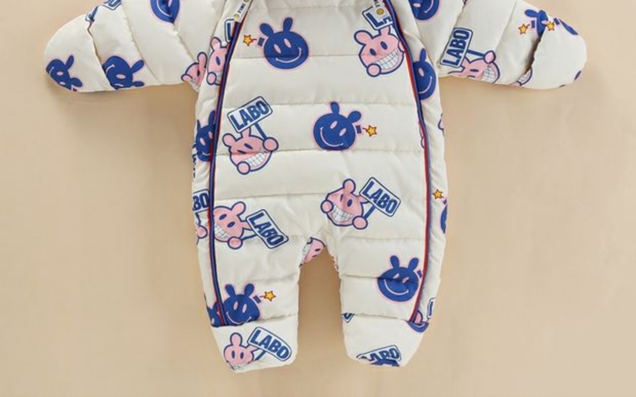 Xuống sơ sinh bé nam Xiêm và bé nữ xiêm áo trẻ con đi xuống mùa đông dày leo quần áo giữ quần áo set bodysuit bé trai