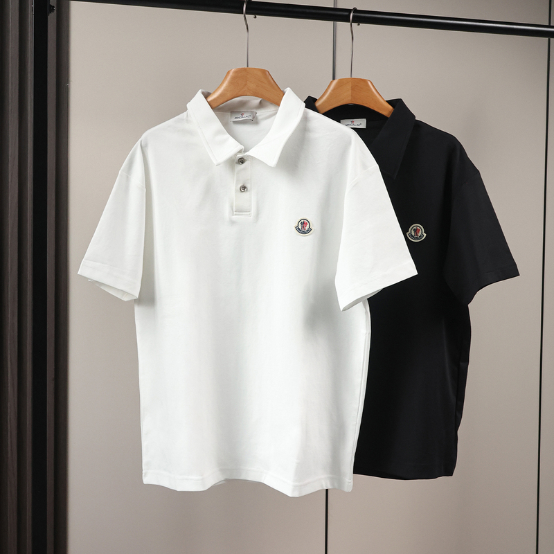 Mengkoumao American-Style Short-Sleeve Polo Shirt for Men, V-Neck, Summer Trendy Brand, Loose Fit T-Shirt, High-End Feel, Heavyweight Solid Color Short-Sleeve