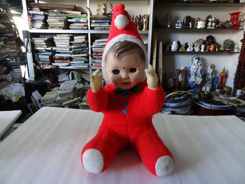 Antique collection boutique 70s Large number of plush dolls toys in the blink of an eye 