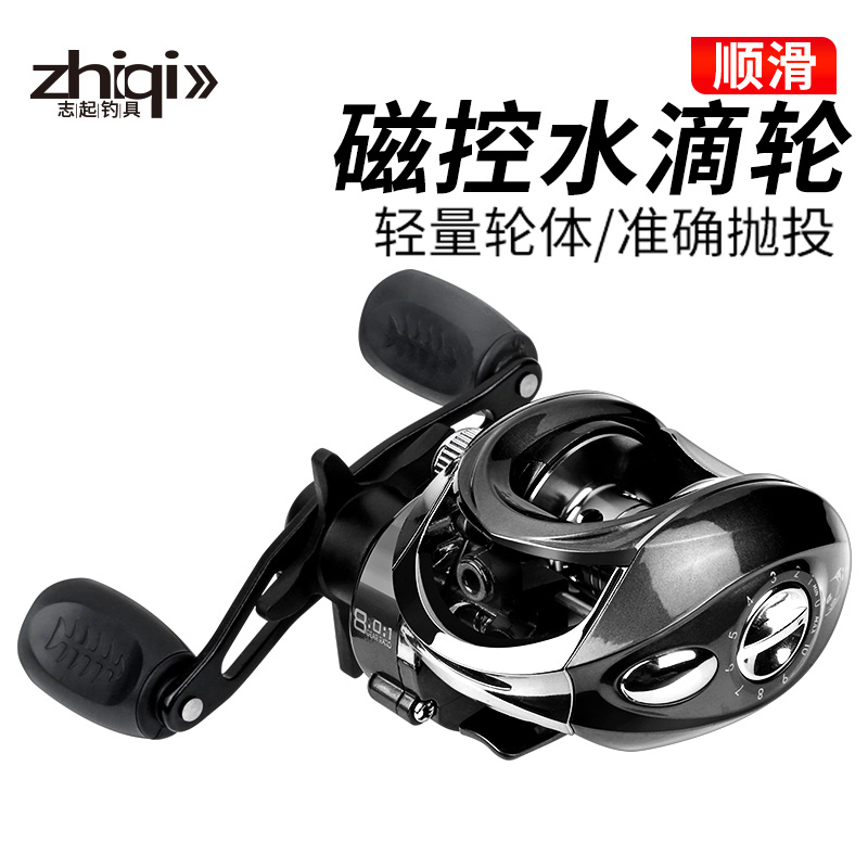 Water Drop Wheels Anti-Fracking Line All Metal Road Sub-Rod Fishing Wheels Road Subround Micro-Things Water Drop Wheels Horse Mouth Raft Fishing Ice Fishing Expeditions
