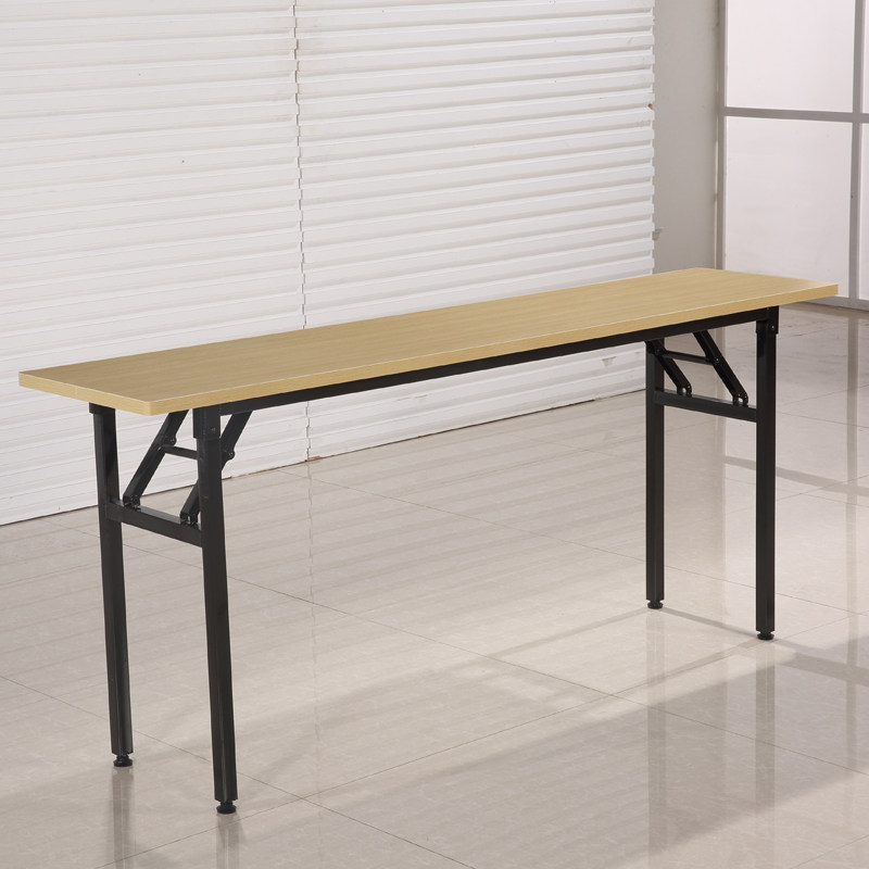 Simple foldable desk hotel conference table training table long table IBM desk booth table factory direct sales