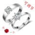 Nhẫn cưới một cara Nhật Bản và Hàn Quốc Cặp vợ chồng nam nữ nhẫn một cặp nhẫn cưới mô phỏng mở nhẫn điều chỉnh nhẫn cartier Nhẫn