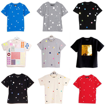 starstyling baby Tide brand T-shirt childrens luminous short sleeve sequin T-shirt dots casual summer New