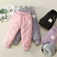 Children's new winter cotton pants with thickened quilting