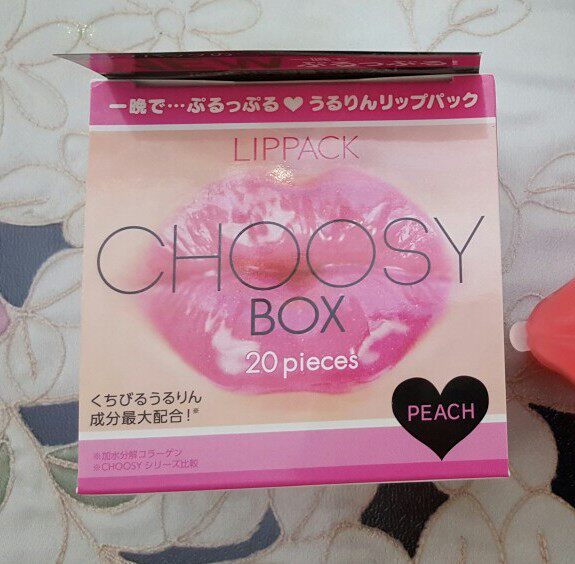Japanese Pure Smile pure smile choosy nourishing lips water tender lip film 20 slices of box honey peach
