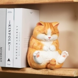 慧心巧聚 Дверной стопор для предотвращения столкновений Fat Cat, дверной стопор для спальни, гостиной, украшение для настольной книги, украшение для задней части пола