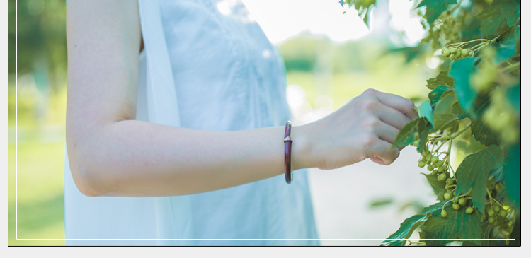 "Mặt trời lý tưởng" Chen Hongyu với gói trang sức vòng đeo tay Tây Tạng Shannan Spatholobus - Vòng đeo tay Cuff vong deo tay