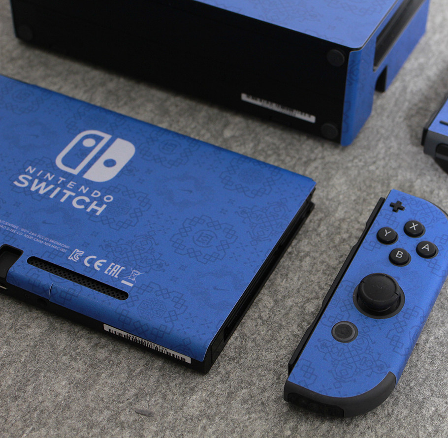 switch nike clot blue silk full package with bearbrick joint